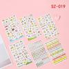 6sheets /Bag Cute Cartoon Children Stickers Transparent Pvc Stickers Waterproof Stickers Creative Bagged Animal World Stickers