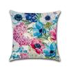 Tropical Plants Cushion Cover Decorative Pillowcases Flamingo Printing Cotton Linen Throw Pillow Case Flowers Pillow Cover Zt169