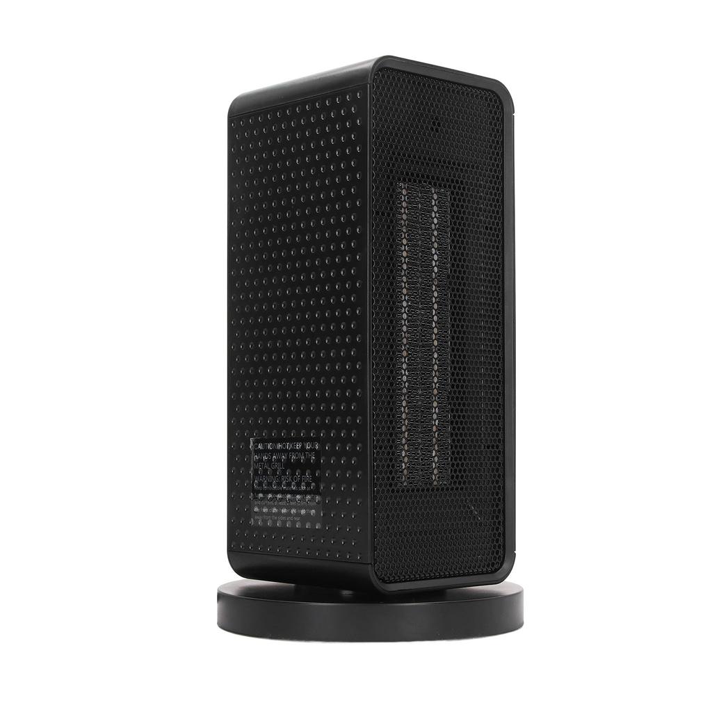 1200W Small Space Heater Oscillating Vertical Fast Heating Overheat and Tip Over Protection for