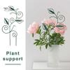 Металлическая подставка для восхождения в форме листа, простая установка, опора для скалолазания, шпалера, цветочная композиция, столб для защиты растений, аксессуар для лесов