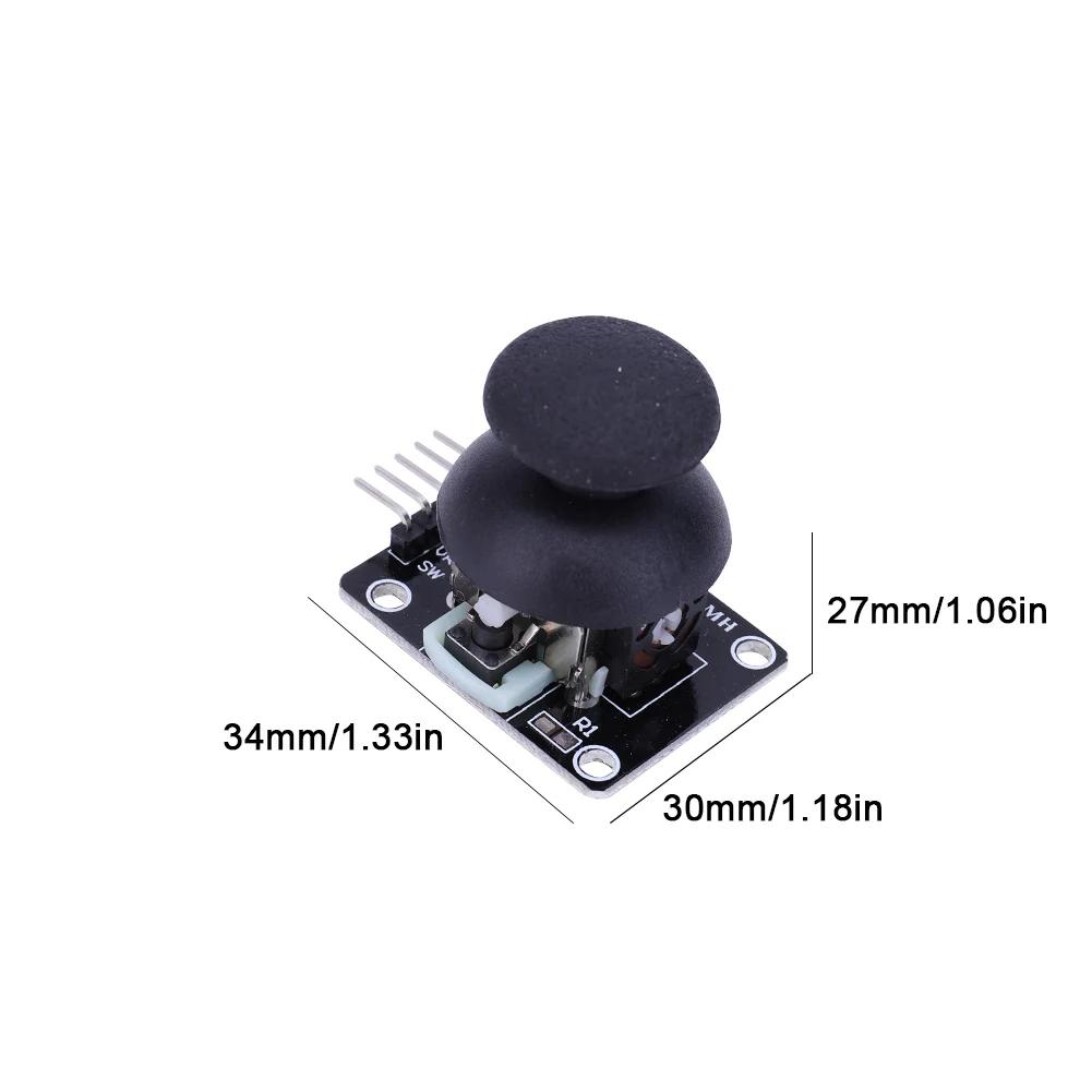 1-8PCS Dual-axis Game Control Rod Sensor 5V Joystick Breakout Module KY-02 Game Controller Sensor Board XY Joystick For Arduino