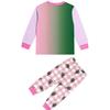 Children's Fashion Suit Skirt Round Neck Long Sleeve Top Pants
