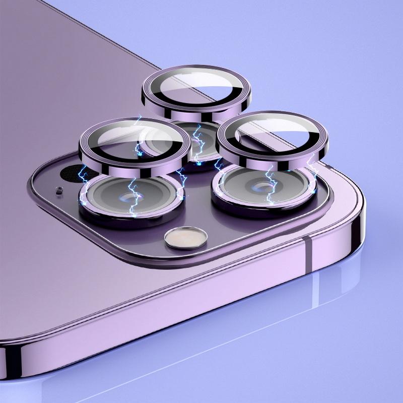 For iPhone 17 Pro Max 17 Air 16 15 14 13 Camera Lens Protector Aluminum Alloy Tempered Glass Camera Film For Iphone 12 11 Accessories