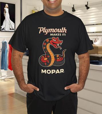 Винтажная футболка Mopar Barracuda