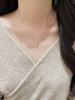 Серебряное колье Tichya S925 с цирконами, огранки «Роза» - Элегантная женская цепочка на ключицу.
