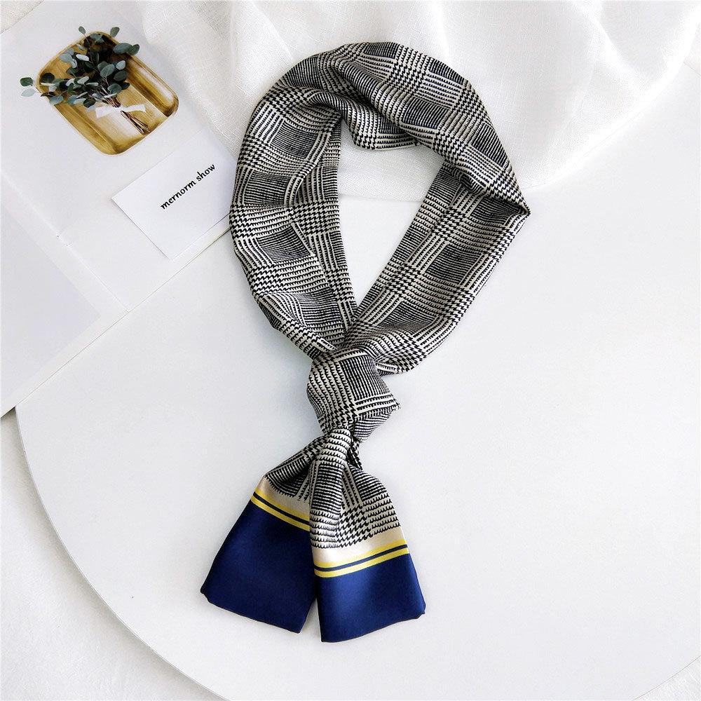 New Scarves Silk Scarves Women'S Spring And Autumn Season Long Decorative Professional Scarves Summer Thin Styles Paired With Shirts Stylish