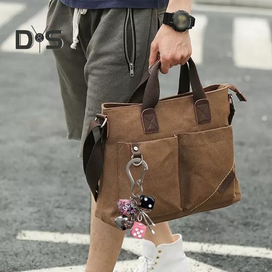 Keychain Pendant Dice Charm Lightweight Portable Acrylic Keychain Phone Bag Keyring Smooth Surface Keychain