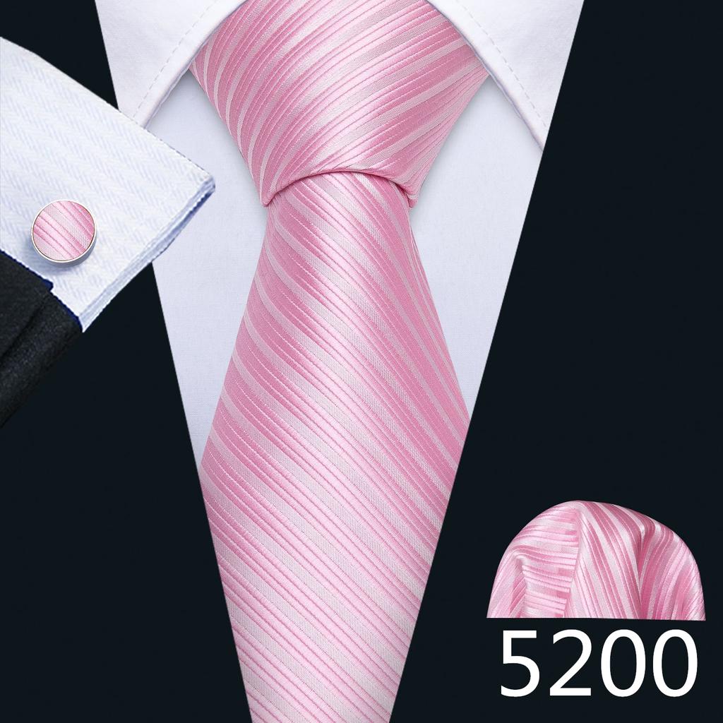 Barry.Wang Мужские модные галстуки с цветочным принтом, тканые шелковые галстуки с пейсли, носовые платки, запонки, формальные повседневные деловые галстуки