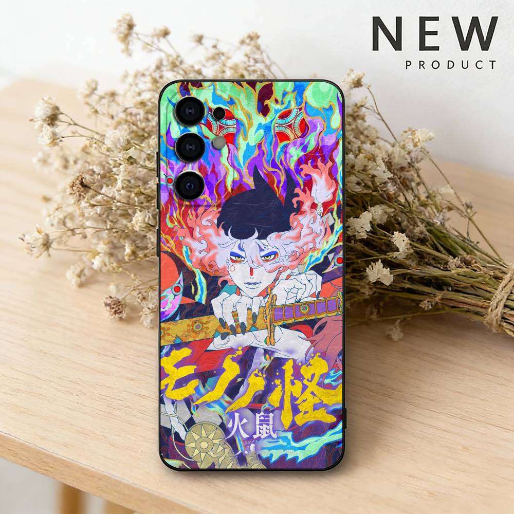 M-Mononoke глава пепел ярости Чехол для телефона для Samsung S26,25,24,23,22,30,21,10,9,Ultra,Plus,Lite Черный Мягкий чехол