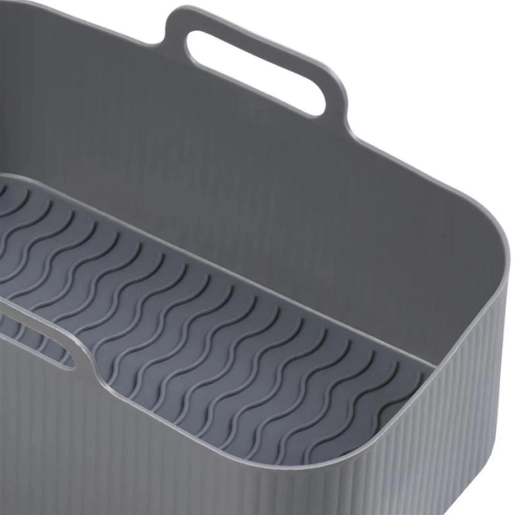 Chef Aid Silicone Air Fryer Liner Tray Rectangle 19.5 X 12.5 X 7cm