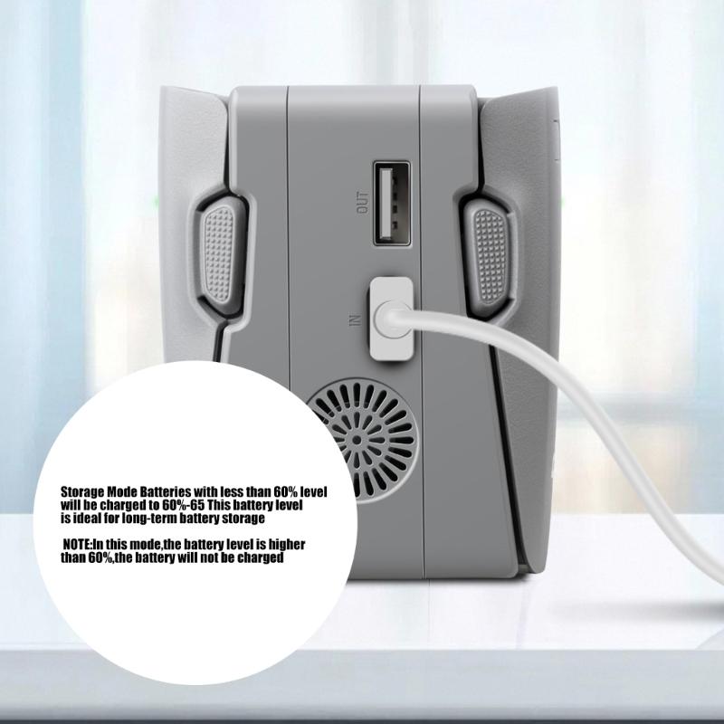 Vertical Drones Battery Charging Hub Space Saving Design Intelligent Management for Neo2 Battery 2Slot Chargers forTravel