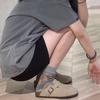 Новый стиль женской обуви на толстой подошве, уличные шлепанцы и тапочки
