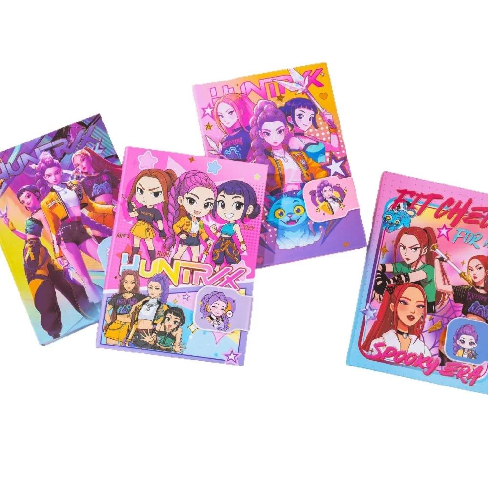 New Hot 32K Durable Diary Notebook Kpop Devil Hunter Magnetic Buckle Diary Student Stationery Supplies Gifts