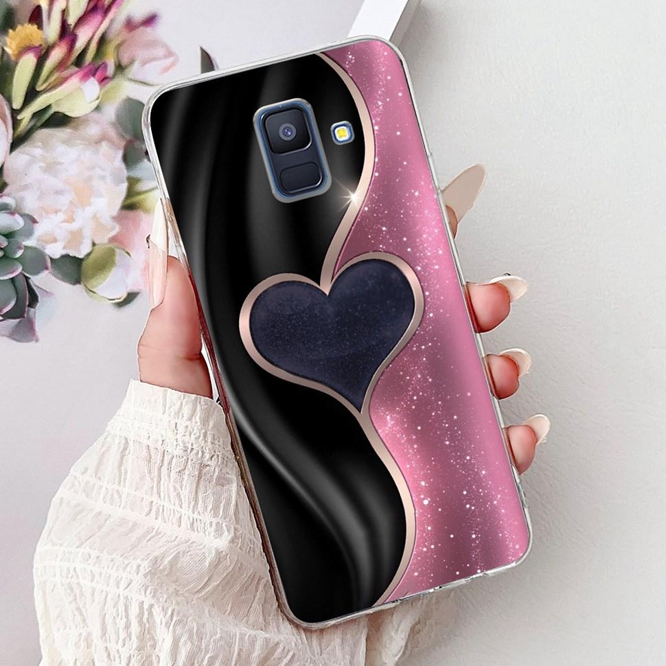 Чехол для Samsung Galaxy A6 2018 Роскошный Расписной Чехол Мягкий Силиконовый Чехол для Телефона Для Samsung A 6 A6 GalaxyA6 2018 Задняя Крышка Coque