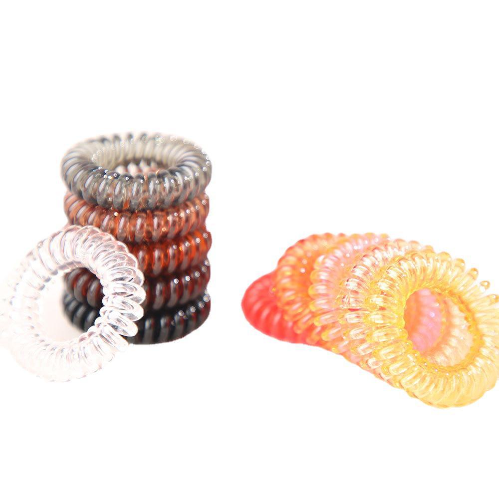 Korean Style Elastic Hair Bands: 40 Transparent Colors, Soft & Seamless Hair Accessories