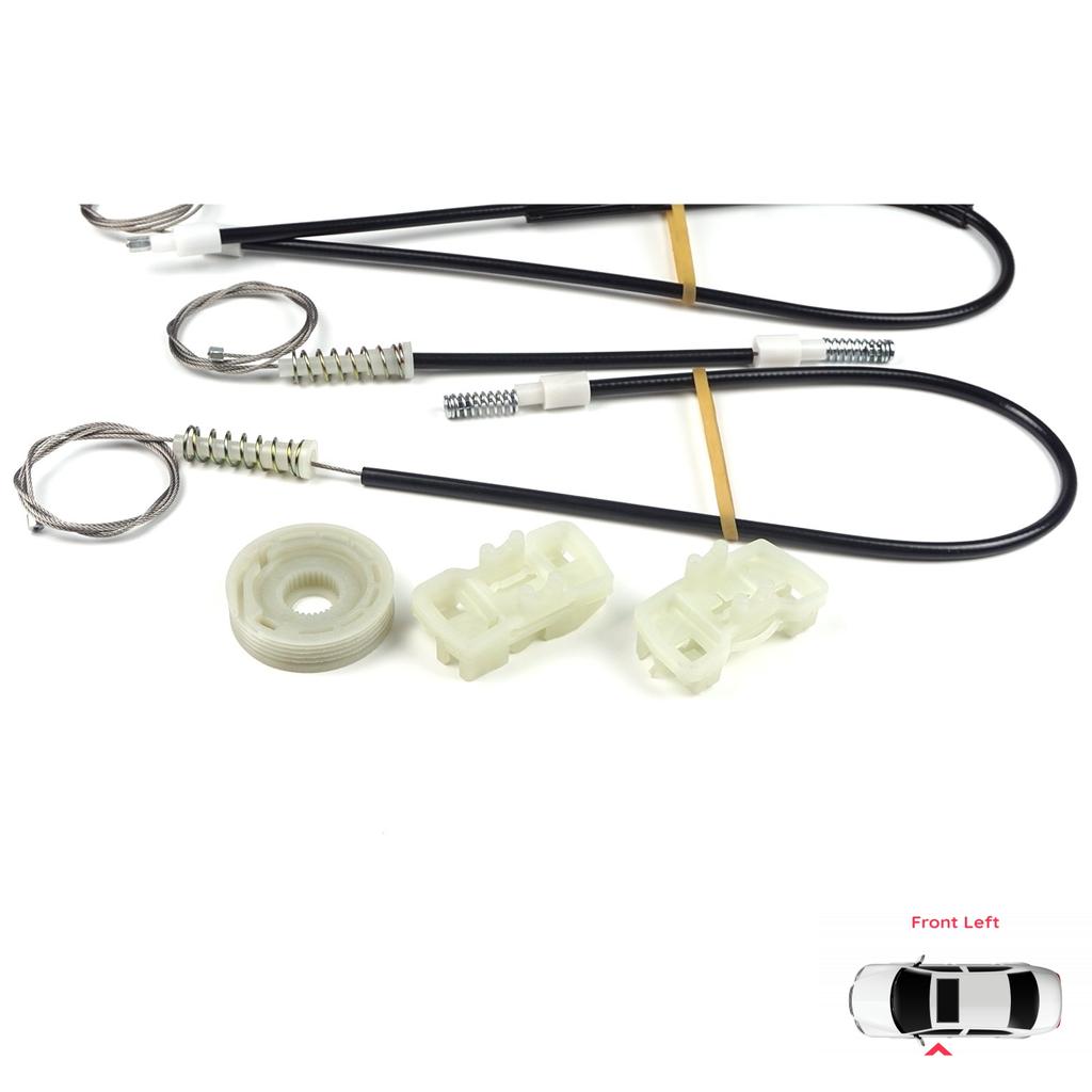 EWR404 Power Window Regulator Repair Set Front Left Door for Land Rover Freelander MK1 L314 LN 1997-2006 3/5 Door LR006372
