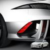 Для Hyundai IONIQ 6 2026-2026 Автомобильный Поворотный Задний Углеродное Волокно Противотуманный Фонарь Лампа Накладка Отделка Автомобильные Аксессуары для Экстерьера