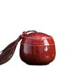 Portable Tea Organize Box Colorful Coffee Canister Chinese Style Sealed Pot  Travel