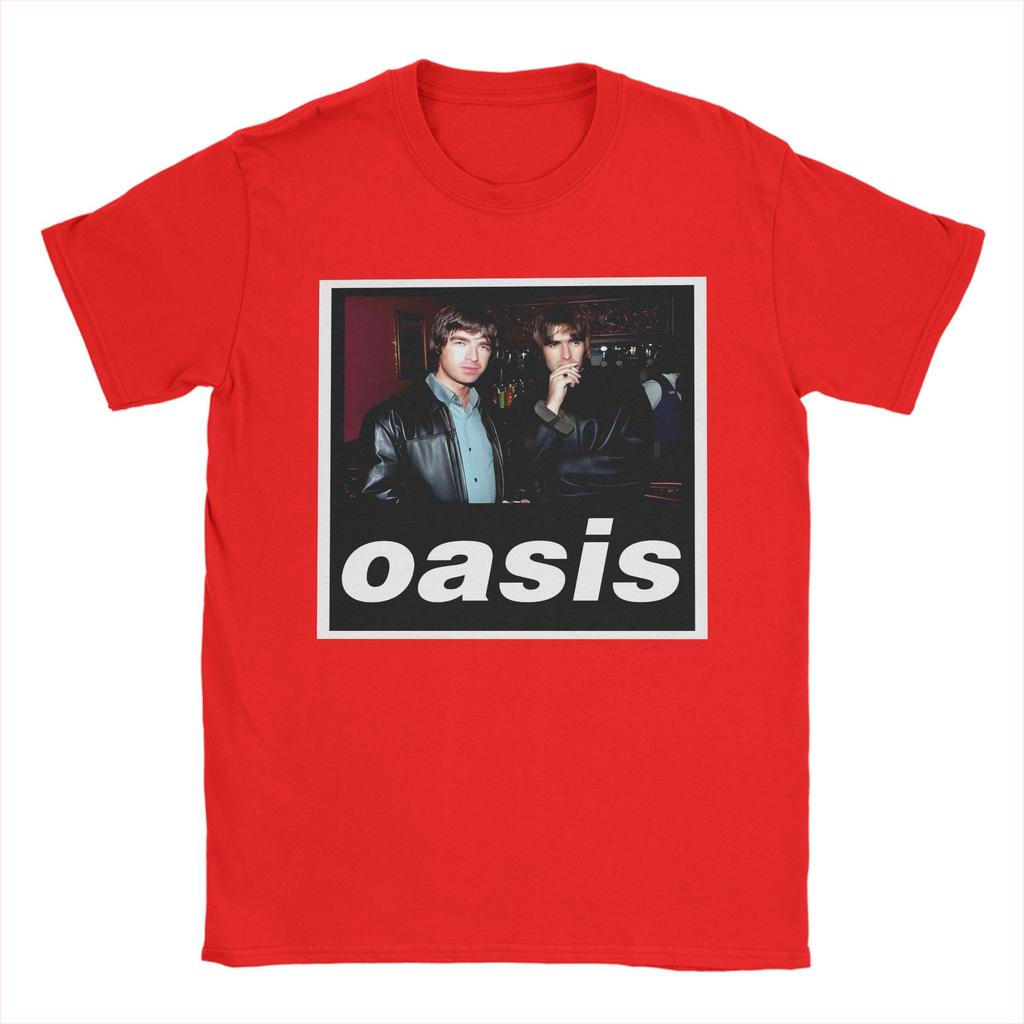 Новинка Футболки с принтом рок-группы O-Oasis Мужские с круглым вырезом с коротким рукавом Летние топы 100% Хлопок