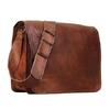 Vintage Bag Leather Messenger Genuine Men Shoulder Men's Travel Laptop Satchel