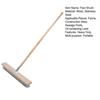 20/30/50CM Stainless Steel Wire Scrub Brush Heavy Duty Stiff Metal Bristle Scrubber Broom Concrete Patio Floor Moss Removal Deck Cleaning Brush