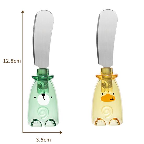 Столешница, лопатка для масла, мультяшное пищевое лезвие из нержавеющей стали, стоячий хлеб, тост, сыр, десерт, варенье, инструмент для разбрасывания крема, кухонные гаджеты