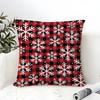Snowflakethemed winter home decor pictures Pillow Case linen pillow case sofa home decor cushion cover cushion cove