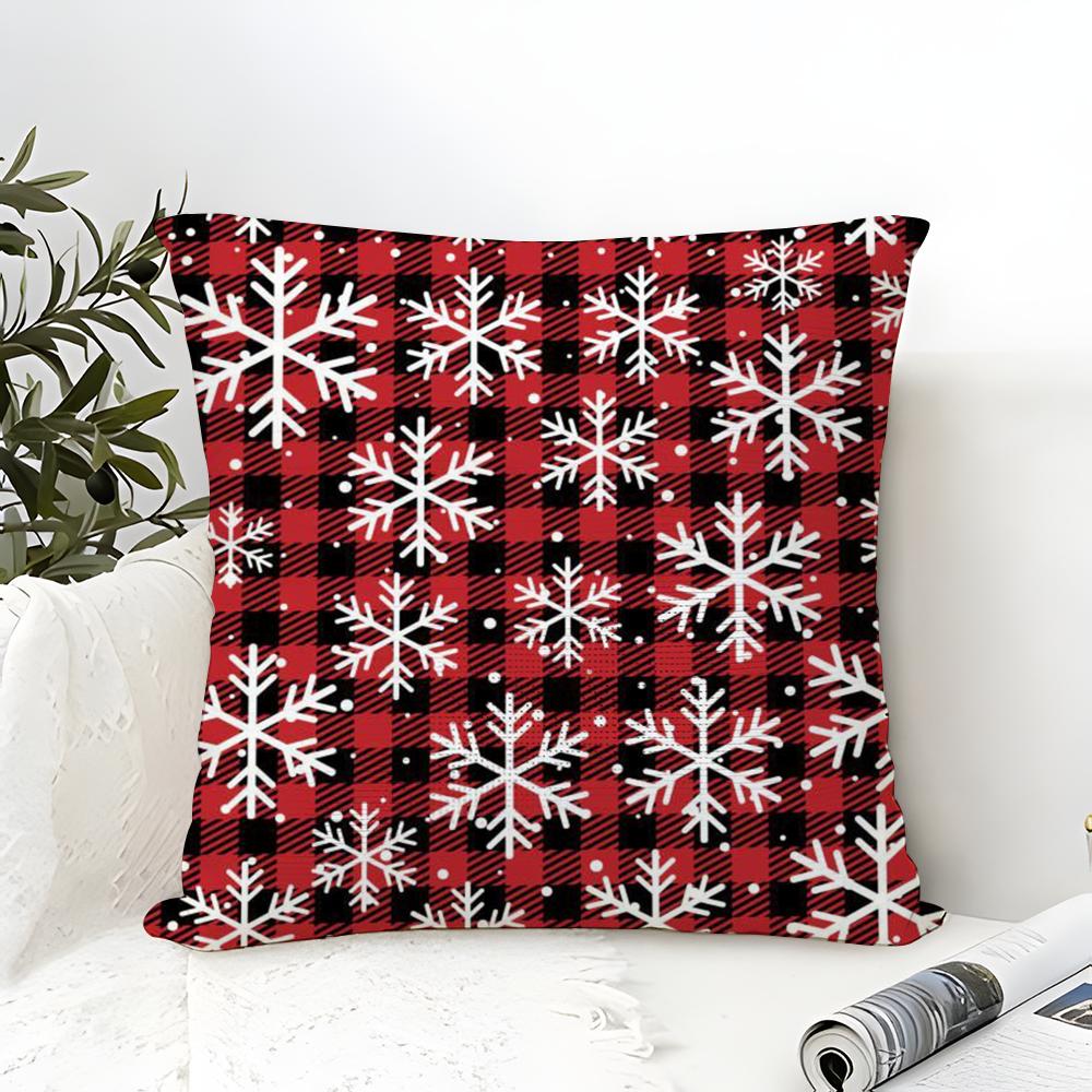 Snowflakethemed winter home decor pictures Pillow Case linen pillow case sofa home decor cushion cover cushion cove