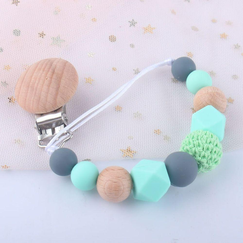 Holder Children Pacifier Holder Clips Baby Teether Toys Straps Baby Pacifier Chain Dummy Clips