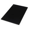 Black Rectangular Rubber Bar Mat - Non-slip, Water-resistant Coaster