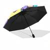 1pc Magical Starry Night Adventure: Cute Bunny & Bear Umbrella - Automatic Opening/Closing, Foldable Design, Outdoor Use, Festive Gift for Fans, Trave