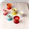 Le Creuset High Stand Pet Bowl Soleil Dog Cat Stain Resistant Microwave Safe