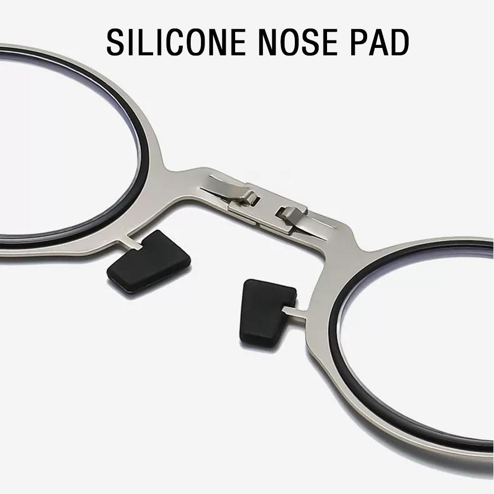 Складные очки для чтения с защитой от синего света, мужские металлические круглые квадратные очки для пресбиопии, диоптрии от +1,0 до +4,0 с коробкой