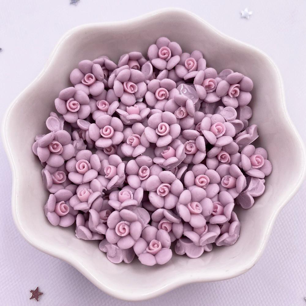 50 шт., смола, 10 мм, красочные 3D керамические цветы, плоская задняя часть, драгоценные камни для ногтей, камни, скрапбукинг, свадьба, сделай сам, аппликация, декор, принадлежности для рукоделия