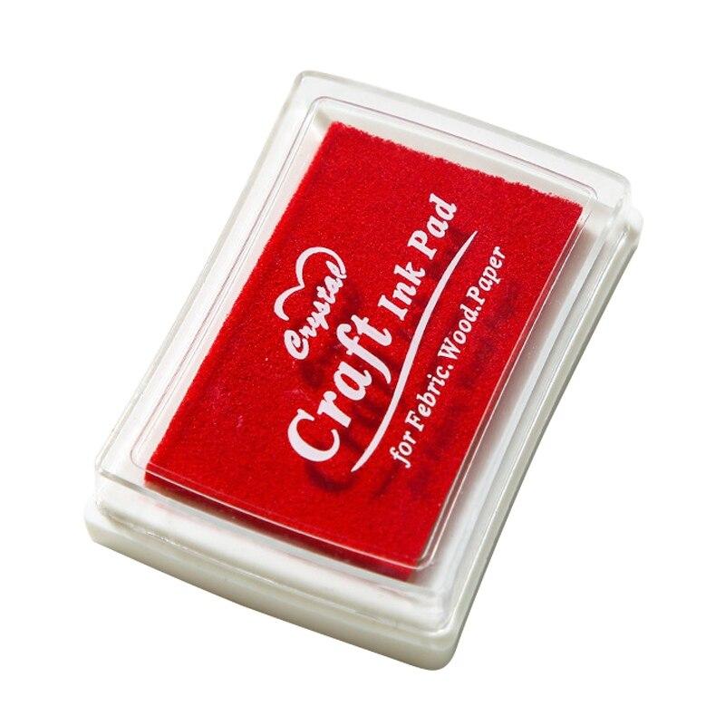 Non-Toxic Gradient Color Ink Pad Inkpad Rubber Stamp Oil Based Finger Print Nice Gift for Children Stamp DIY Art Craft