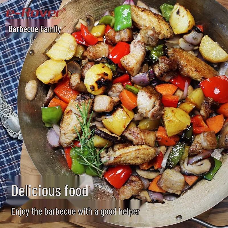 BBQ Master Stainless Steel Roast Chicken Pan