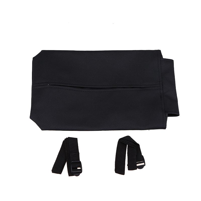 Tissue Box Holder Car Tissues Holder Napkin Case Hanging Paper Towel Organizer PU Leather Box Backseat Paper Towel Holder