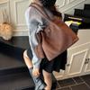 Casual Large-capacity Tote Bag Women's Suede Shoulder Bag Fashion Trendy Maillard Lazy Style