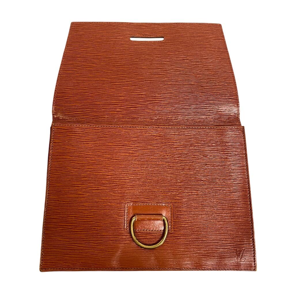 LOUIS VUITTON M52723 business bag Epi Epi Leather Jena 28 Clutch bag Brown Epi Leather mens Used
