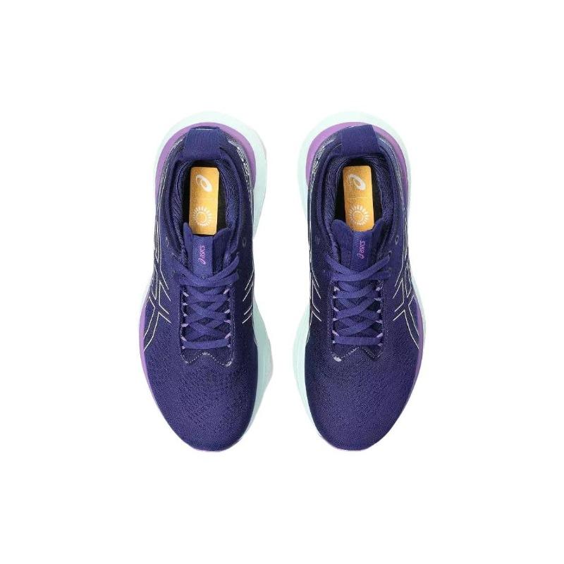 Asics GEL-Nimbus 25 Women Low Top Training Running Shoes Blue Purple 1012B356-402