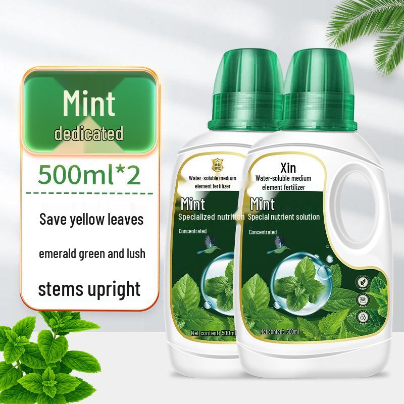 Органическое жидкое удобрение для гидропонной мяты и горшечных растений