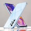 Противоударный чехол для Samsung Galaxy S24 S23 S22 S25 S20 S22 S21 Plus Note 20 Ultra A15 A52 A53 A54 A55 A15 A16 Phone Прозрачный мягкий чехол
