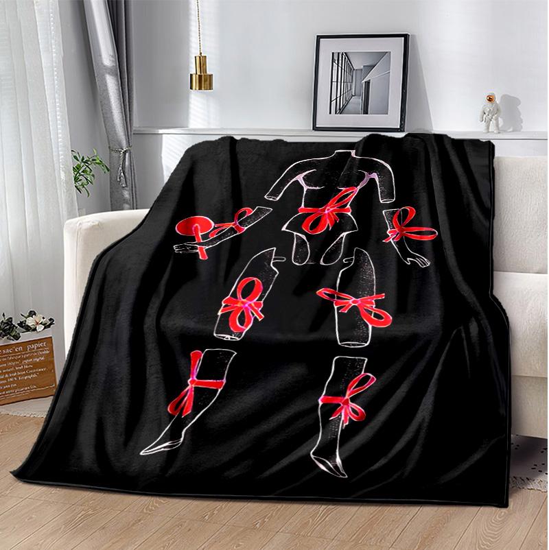 Dexter Flannel Blanket Soft Warm All-Season Throw, Design for Camping, Car Travel, Hiking Sofa, Bed, Office Perfect Gift for Parties