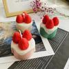 Силиконовая форма Клубника Апельсин Малина Черника Силиконовая форма Фрукты Помадка Торт Шоколад Желе Свеча Мыловарение Формы