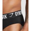 Gymshark Бриф 3pk Черный A5a3y Bccn