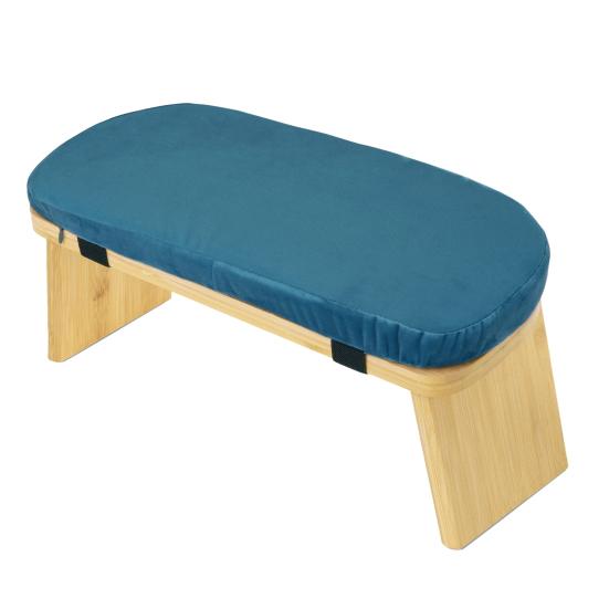 Деревянная скамья для медитации Эргономичный складной стул для медитации с подушкой Сверхпрочный Портативный Стул для медитации Сэйдза Молитва Йога Коленопреклоненный стул