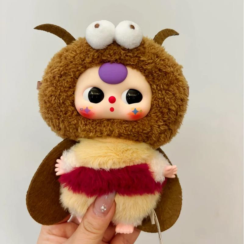 Baby Three Elf Series Plush Blind Box Toy Cute Animal Plush Doll Bag Charm Pendant Keychain Office Accompany Girl Mystery Gifts