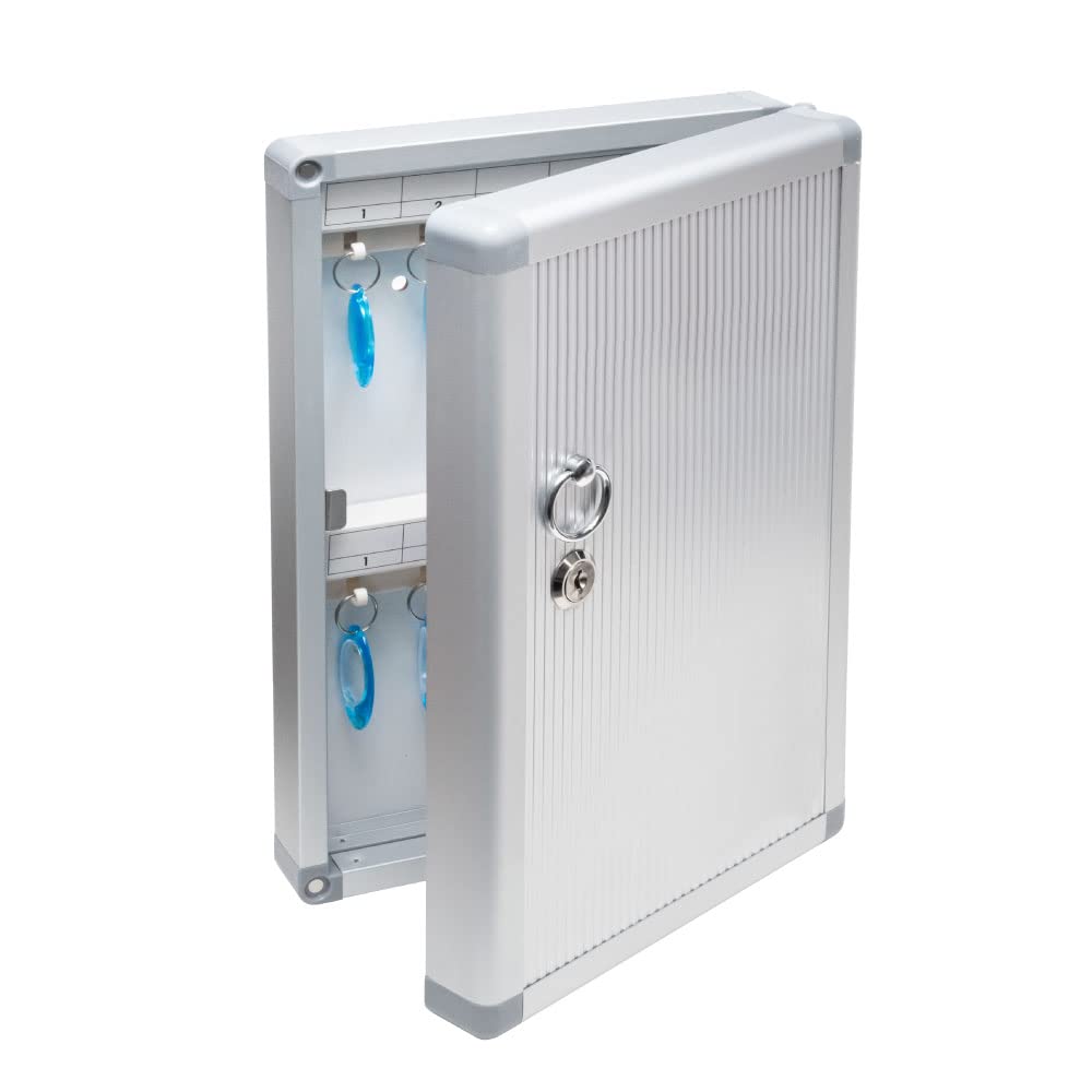 Key Holds 24 Storage Name Entry Lost Wall Office Commercial Security Key Case A-ITEM Box, Keys, Box, Space, Prevention, Hanging, Supplies, Use,