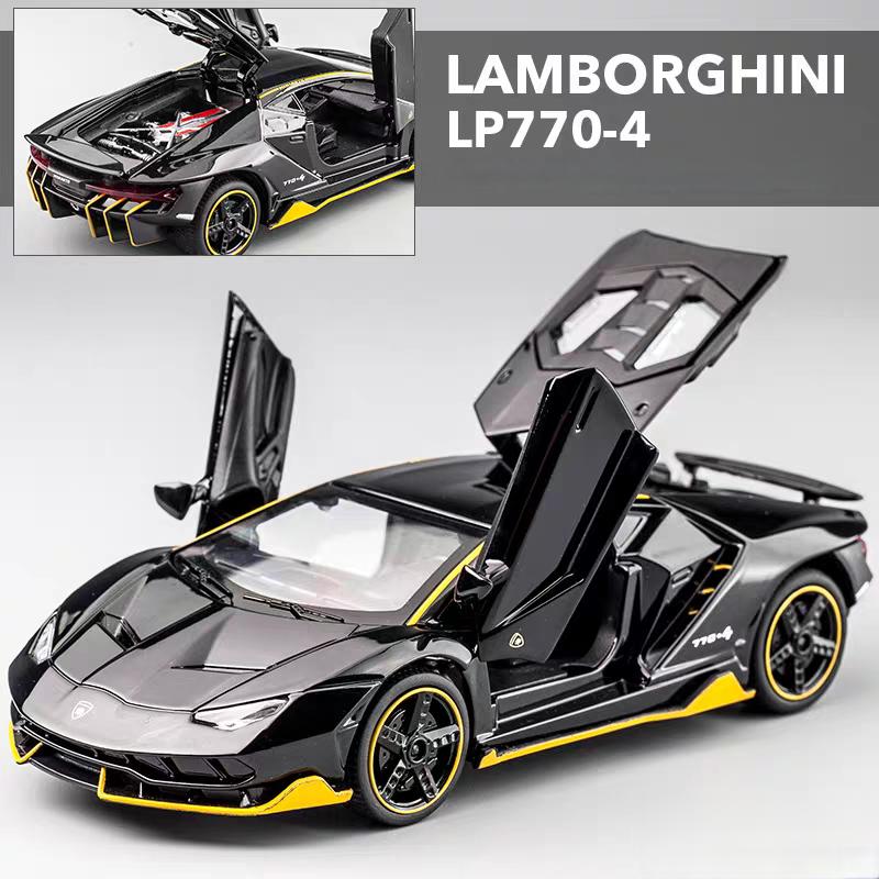 Lamborghini Centenario LP770-4 Суперкар Симуляция Литые и Игрушечные Транспортные Средства Звуки и Свет Инерционная Машина 1:Модель коллекции 32 сплава
