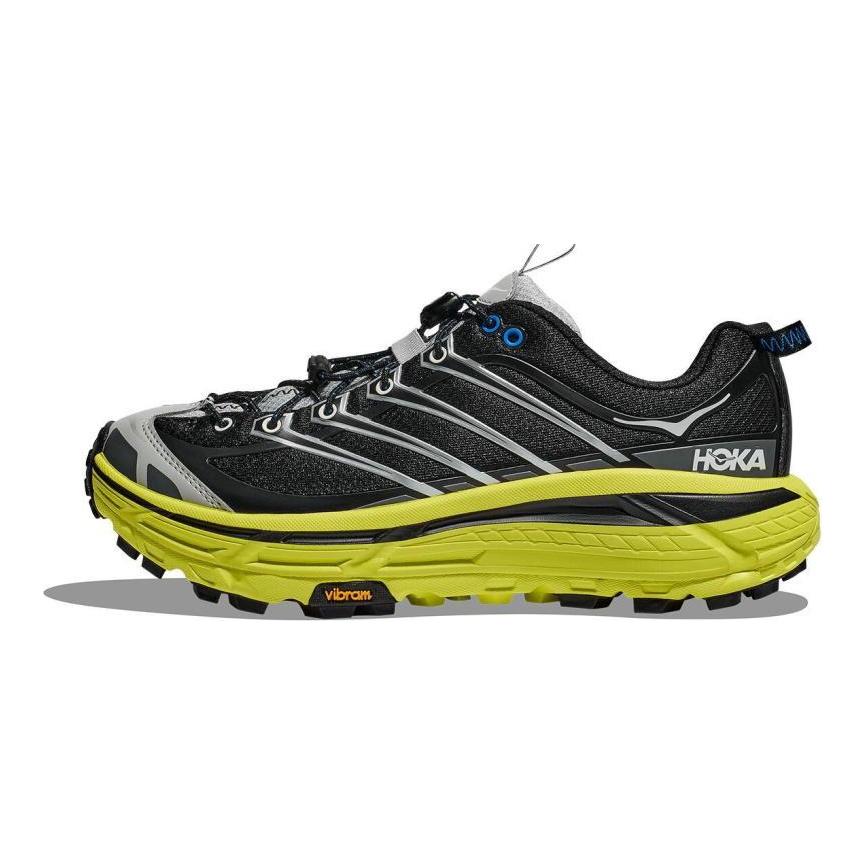 HOKA One One Кроссовки Mafate Three 2 Черно-Цитрусовые 1141572-BHK